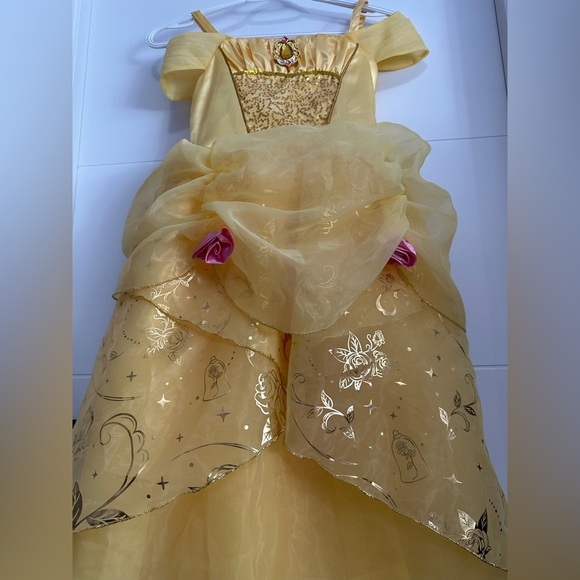 Disney: Girls Princess Belle Dress- Size 7/8 - Picture 3 of 16